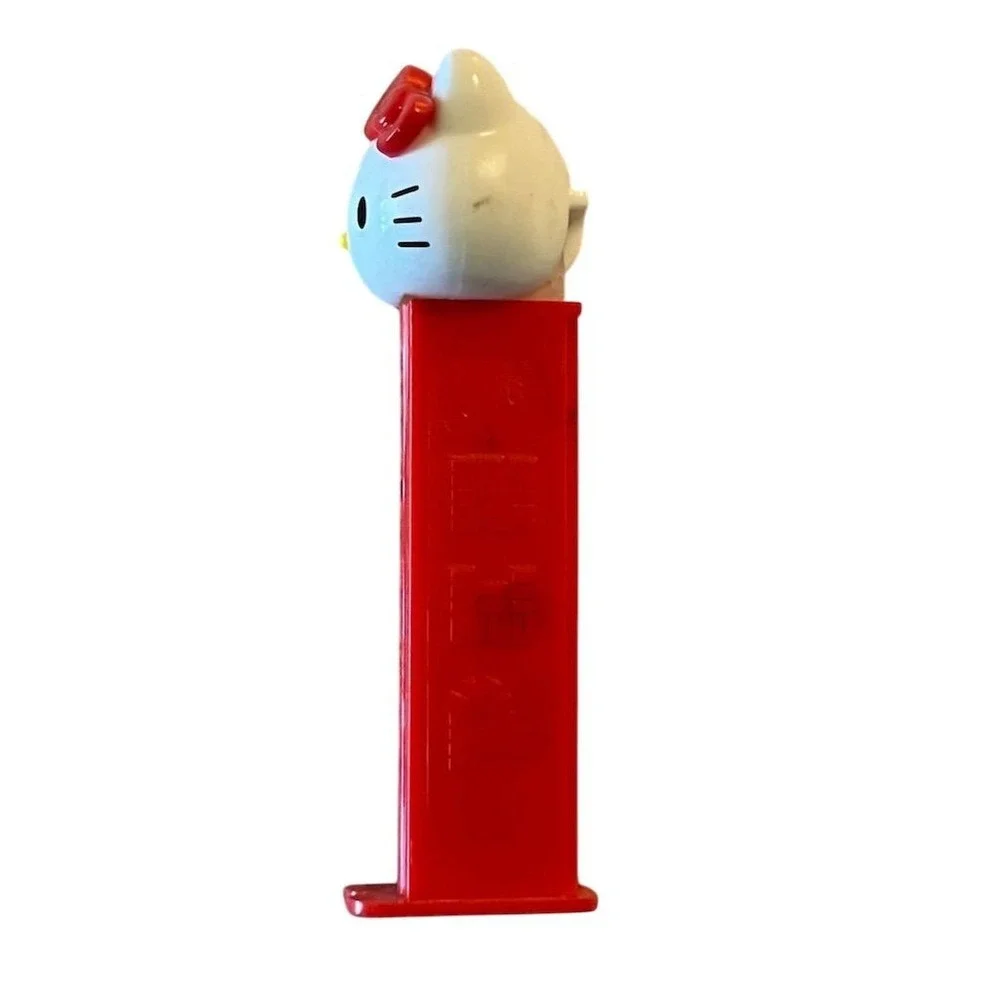 Hello‎ Kitty PEZ Dispenser Collectible Sanrio Red Stem